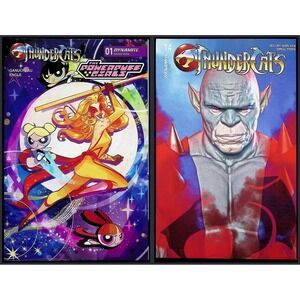 Dynamite Comic Lot ThunderCats #14 Mark Spears Powerpuff Girls #1 Baldari NM